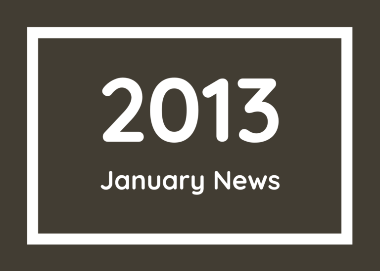 News For– January Honey Creek Ridge 2013
