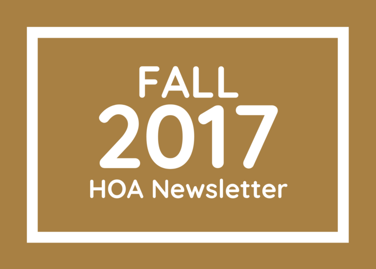 Fall 2017 Newsletter